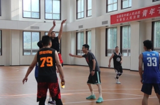 洁晶集团与市中级人民法院举办篮球友谊赛